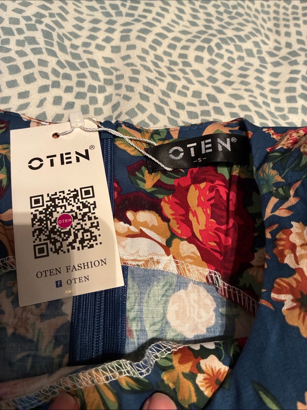 NWT Oten Women’s Vintage-Style Tea Dress - Picture 2 of 13